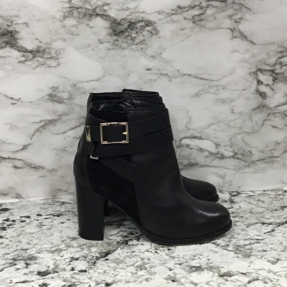 Top Shop Black Ankle Boot Booties